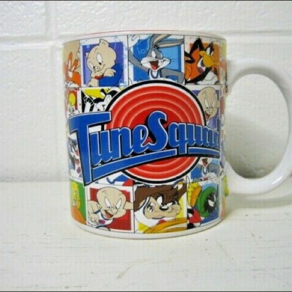 space jam tune squad looney tunes coffee mug/cup 20 oz brand new